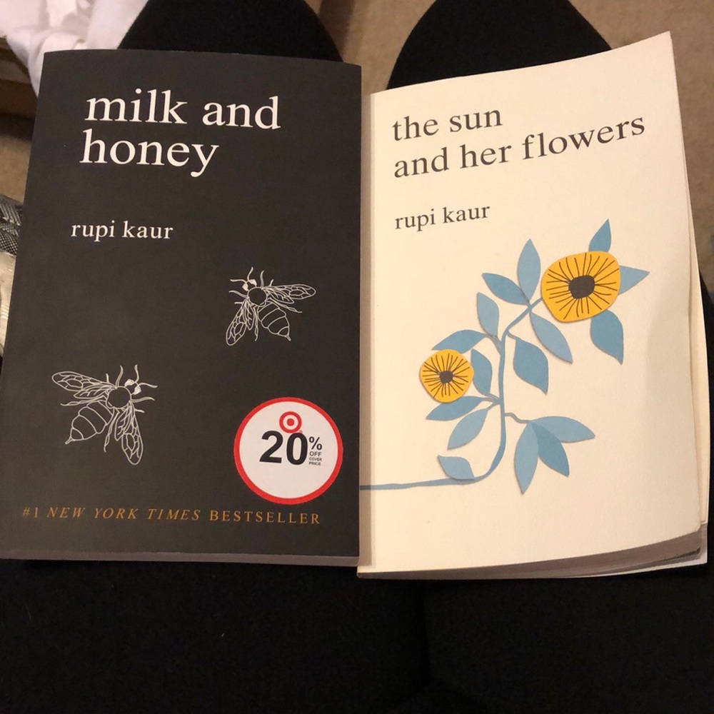 Milk and honey, the sun and her flowers!